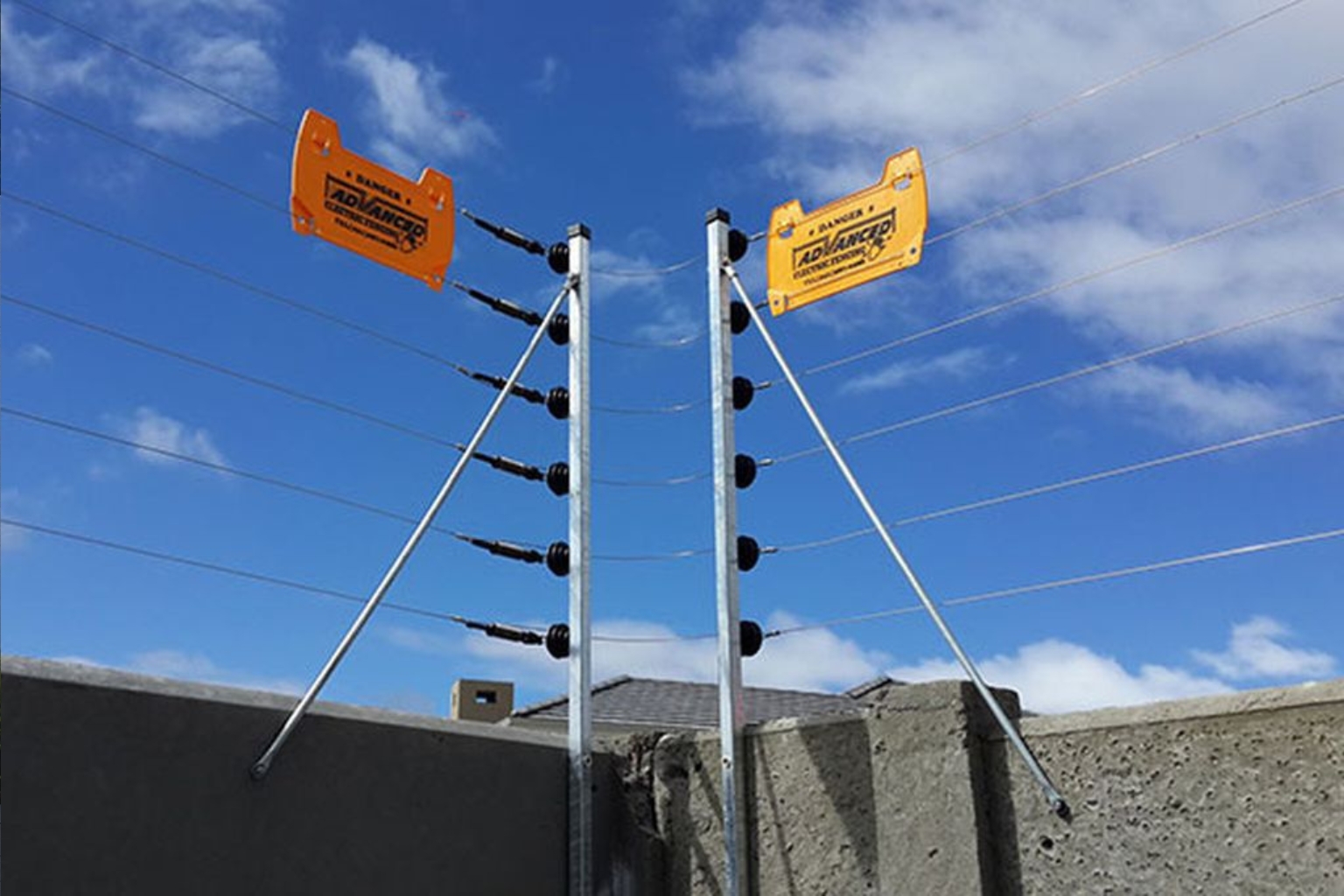 Electric fence installation